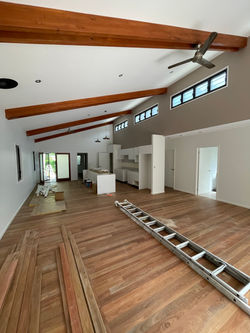 Commercial interior repaint completed for retail fitout in South East Queensland