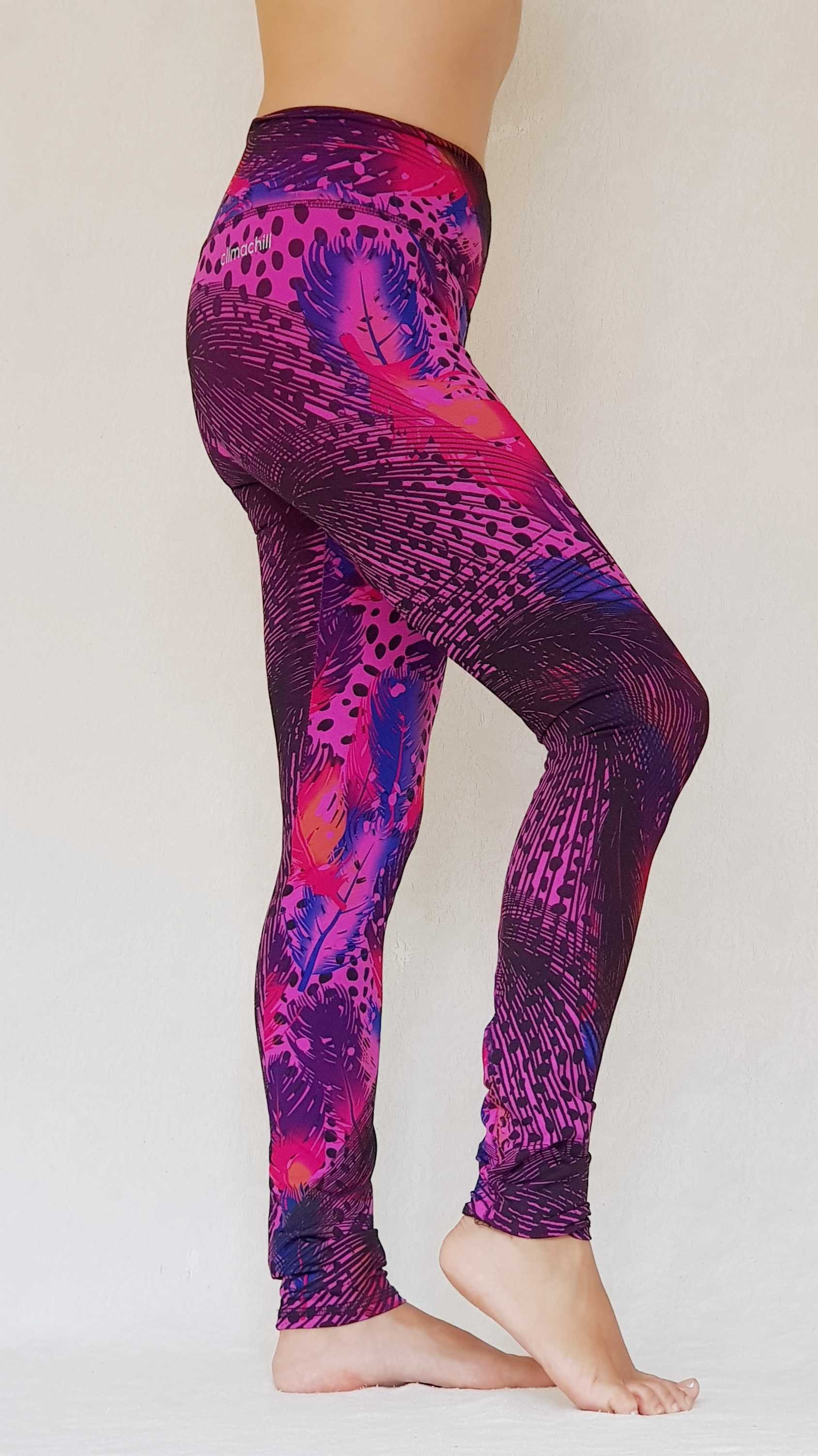 Plumas Pink / M / Yoga & Sport Leggings