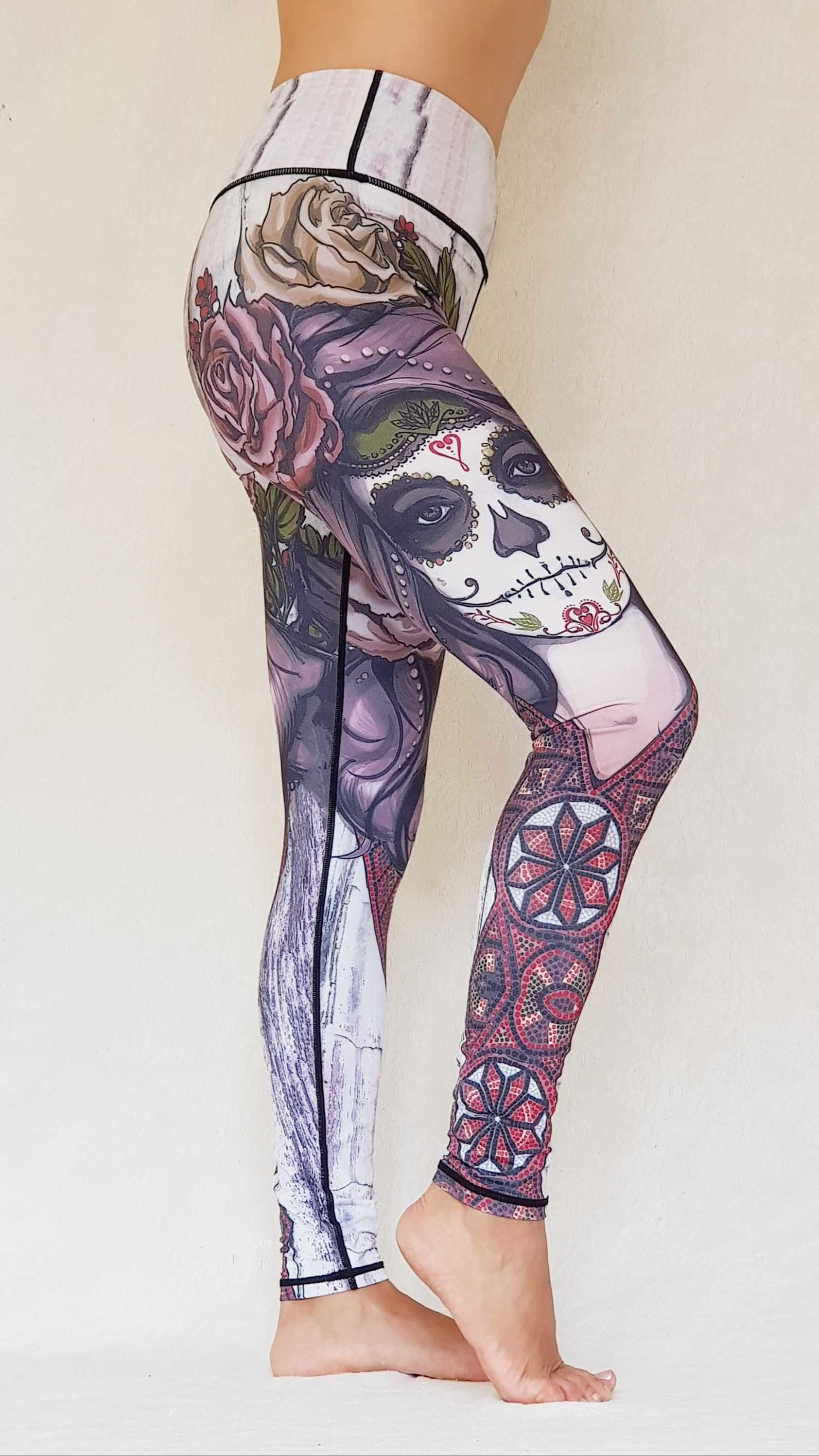 Catrina Mexicana/ L / Yoga & Sport Leggings