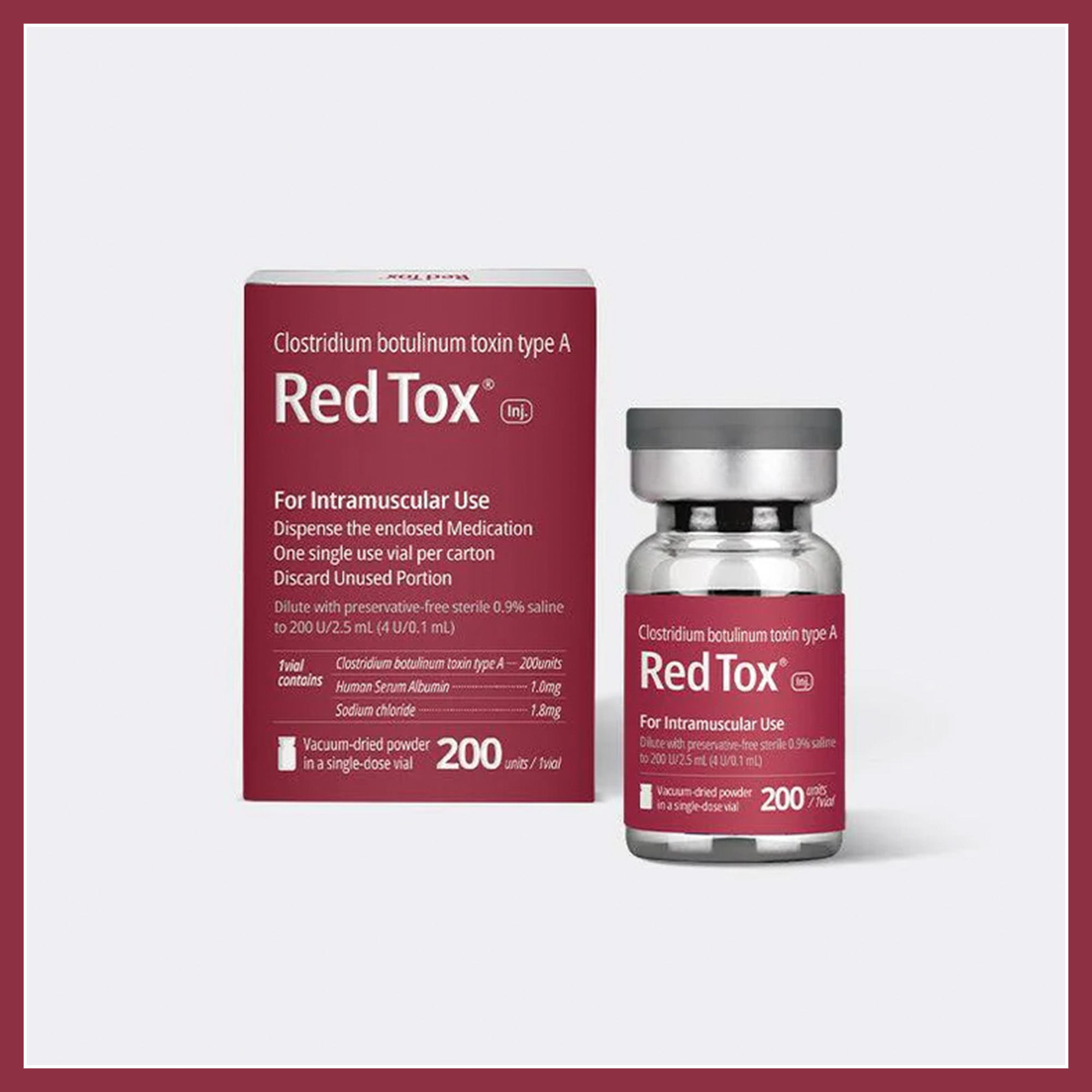 Red Tox 200 U Premium Botulinum Toxin