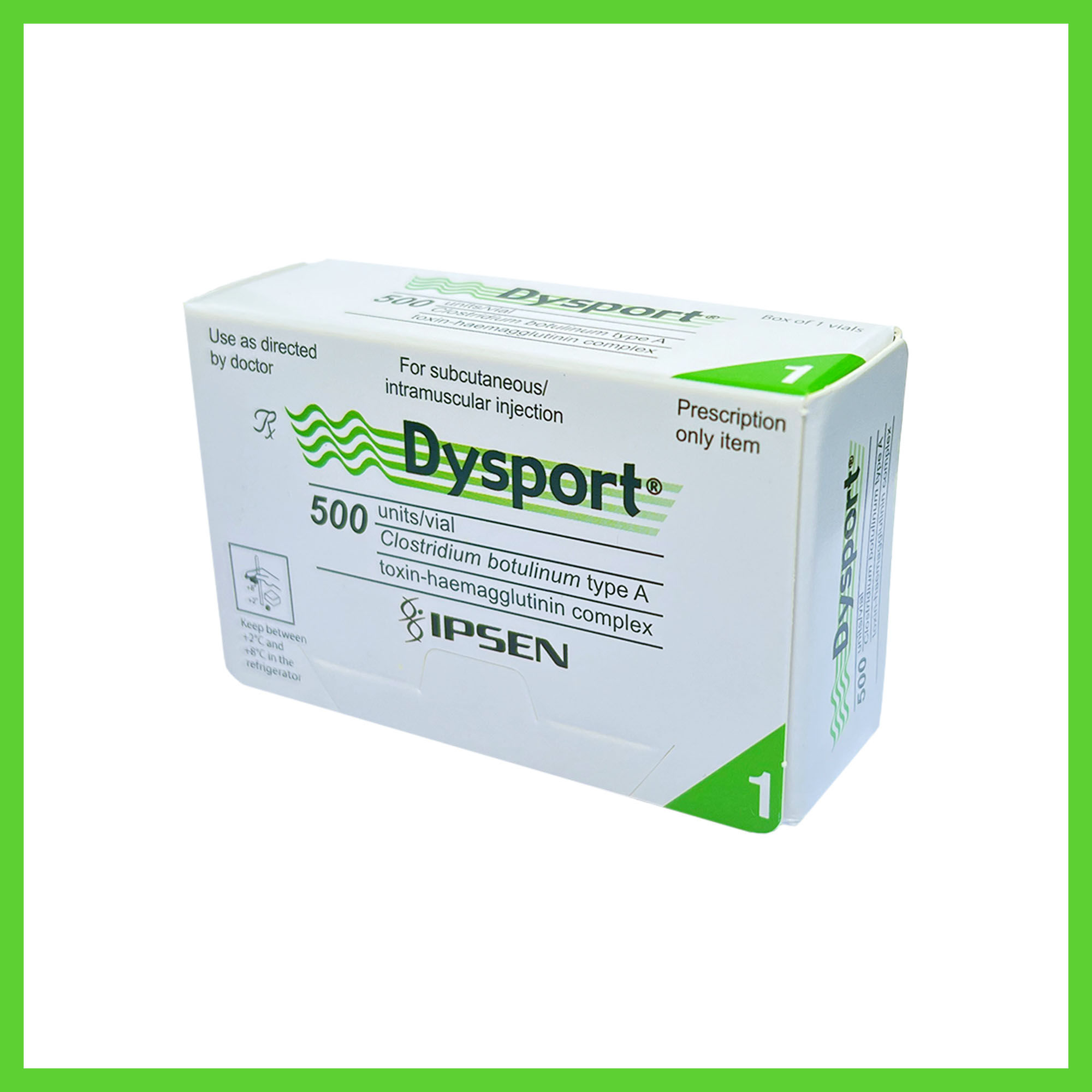 Dysport 500 iu u pirkti Lietuvoje internetu