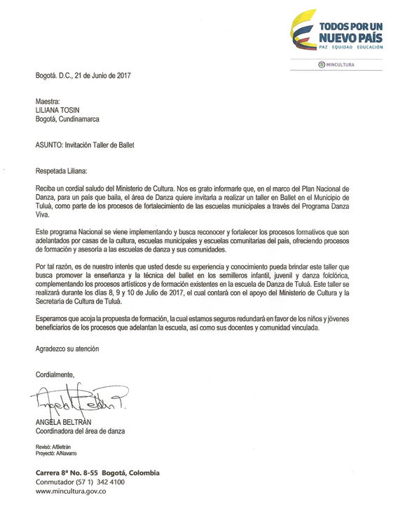 " BALLET DANZA VIVA " ( MINISTE