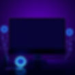 dark purple color backround with technology embelishments to show a trendy and mordern web