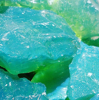 Декор для сада в Ейске Эрклез кусковое стекло купить Габион Фото Лунный