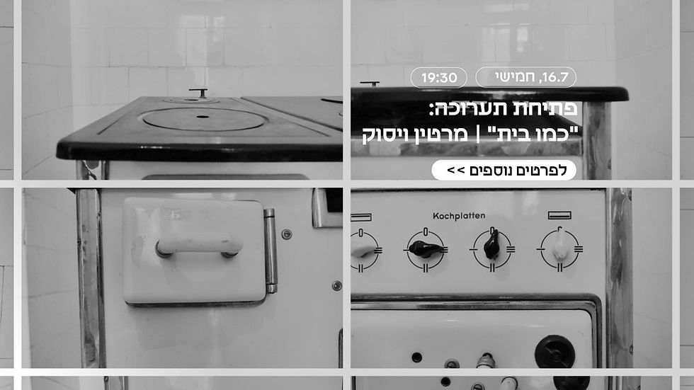The White City House Tour – Special Visit to the Exhibition "Like Home" | Martin Visok - Hebrew