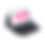 Thumbnail: Whiskey Throttle Racing Stripes Hat - Black/White/Pink