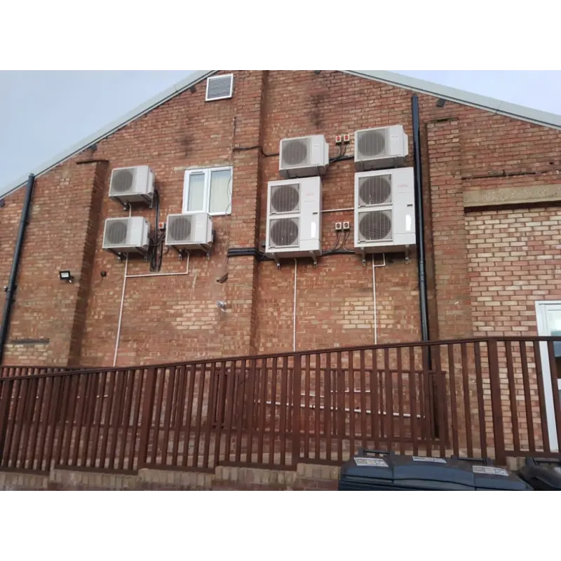 air con on side of a building