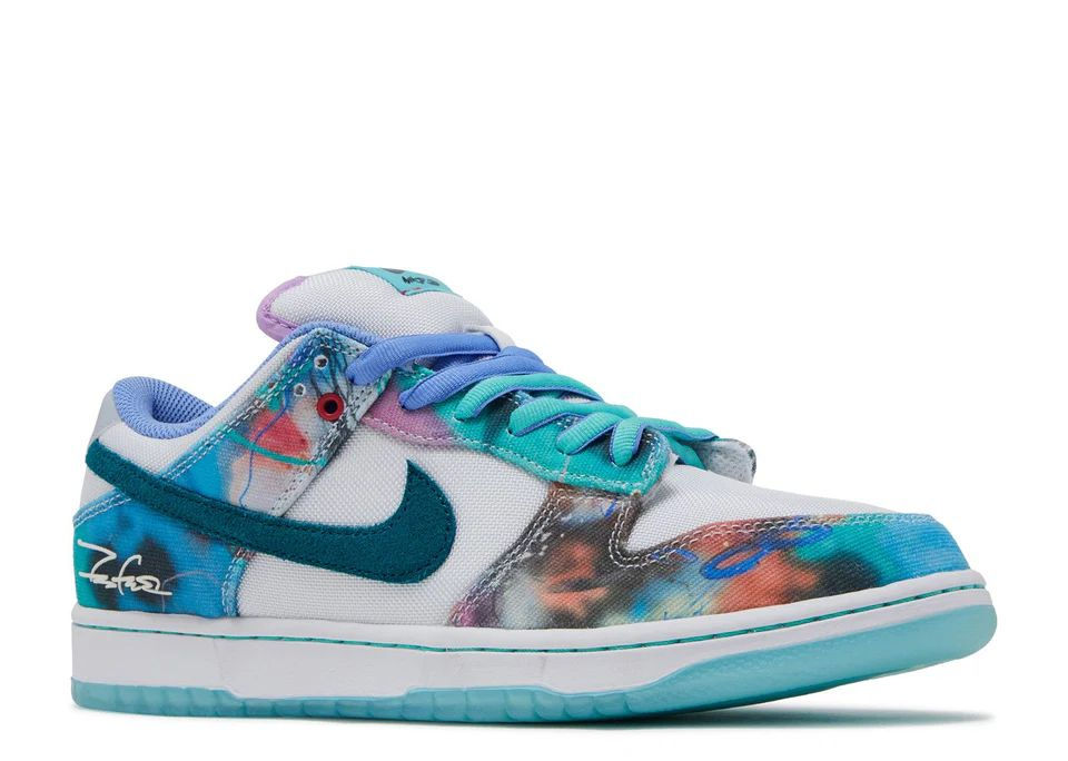 Miniatura: FUTURA LABORATORIES X DUNK LOW SB 'BLEACHED AQUA'