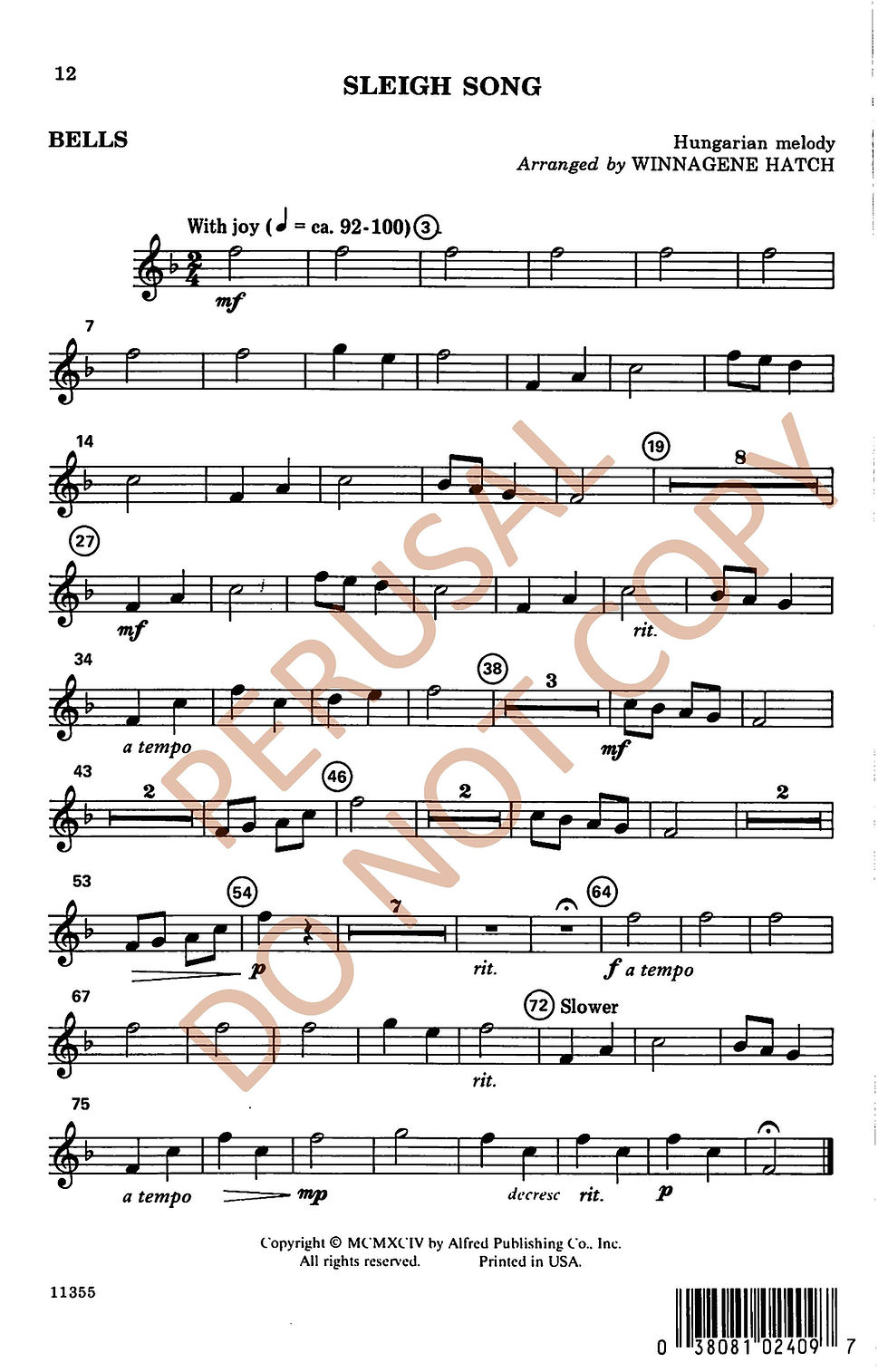 Thumbnail: Sleigh Song