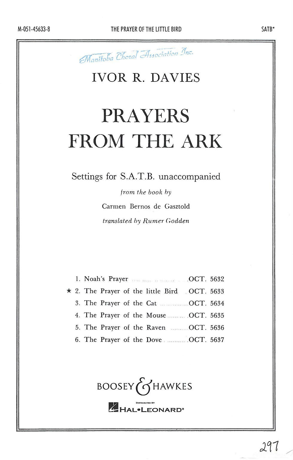 1. Prayers from the Ark - The Prayer of the Little Bird