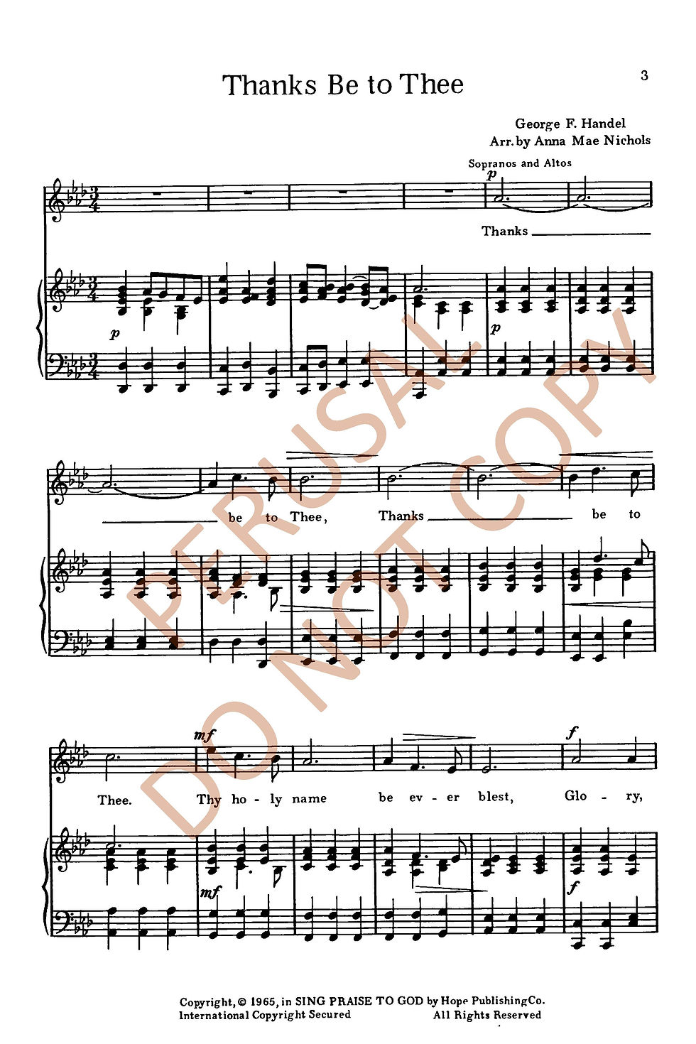 Thumbnail: Thanks Be to Thee