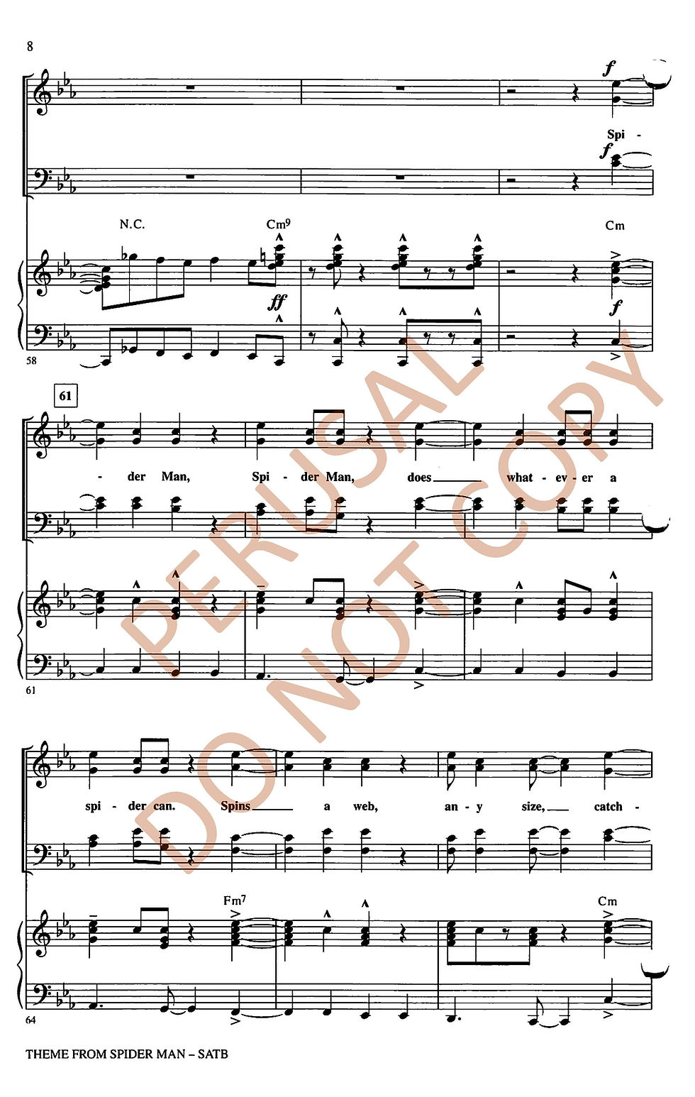 Thumbnail: Theme from "Spider Man"