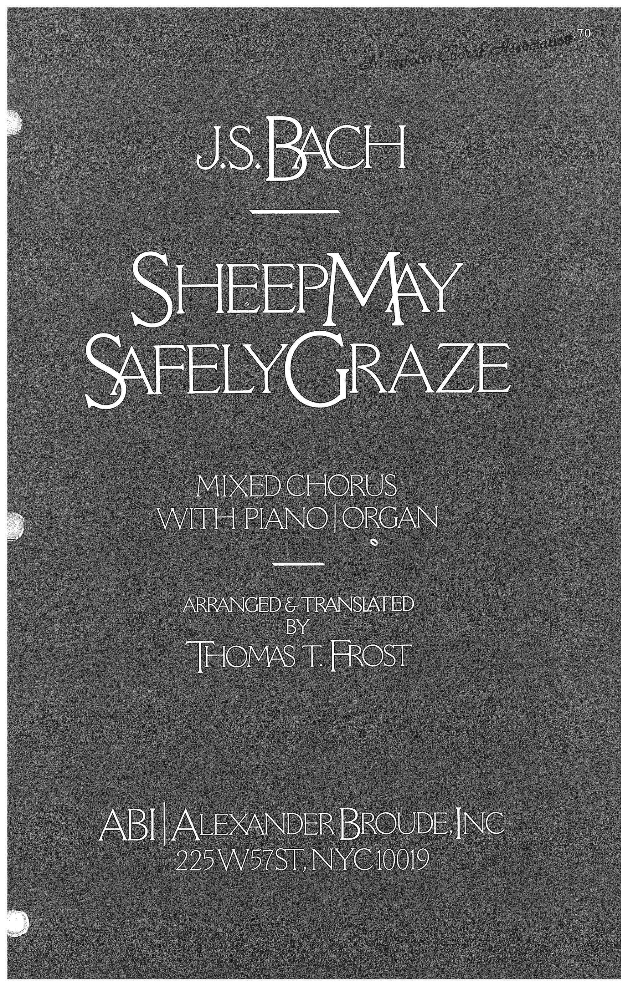 Sheep May Safely Graze