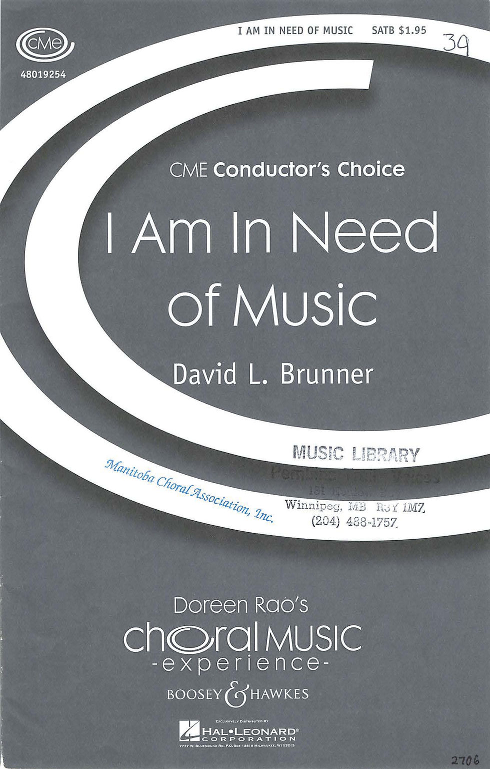 Thumbnail: I Am In Need of Music