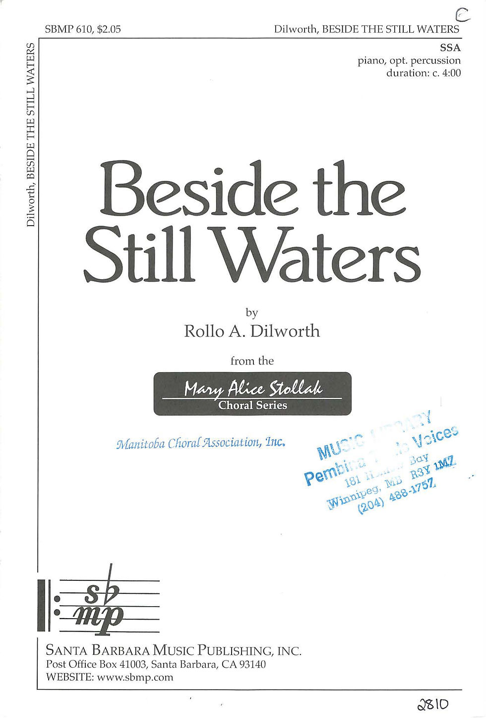 Thumbnail: Beside the Still Waters