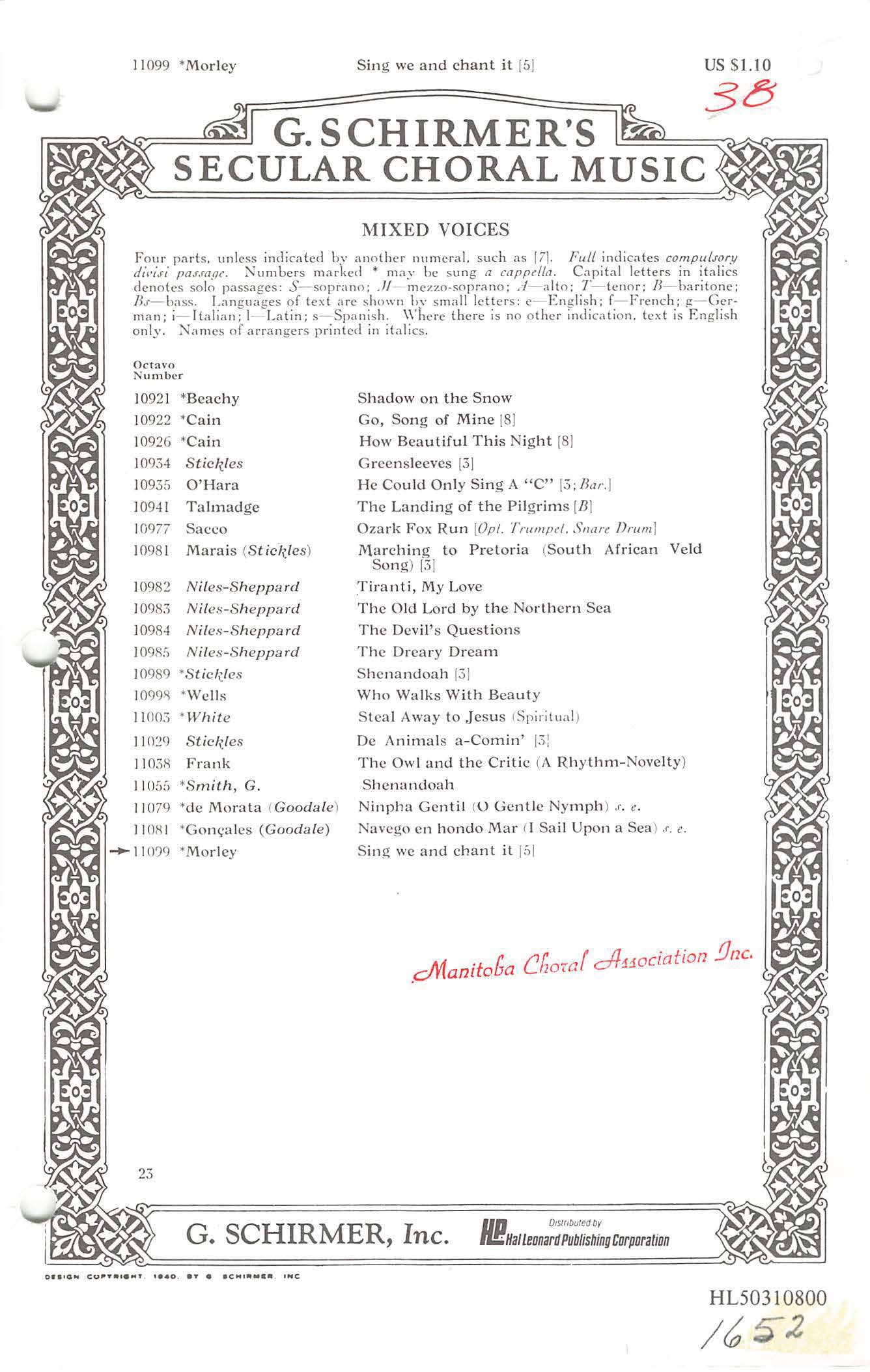 Sing we and chant it