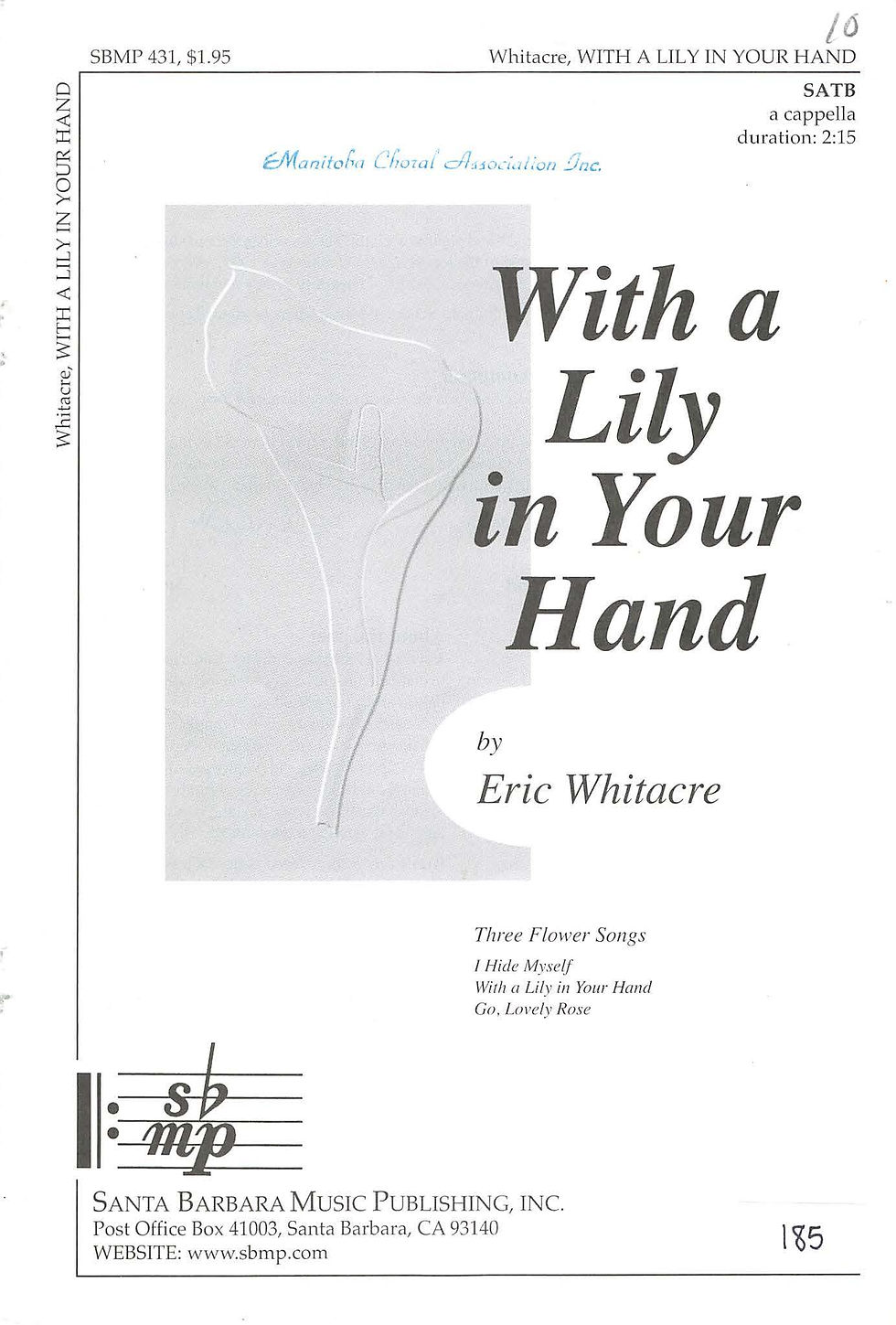 With a Lily in Your Hand