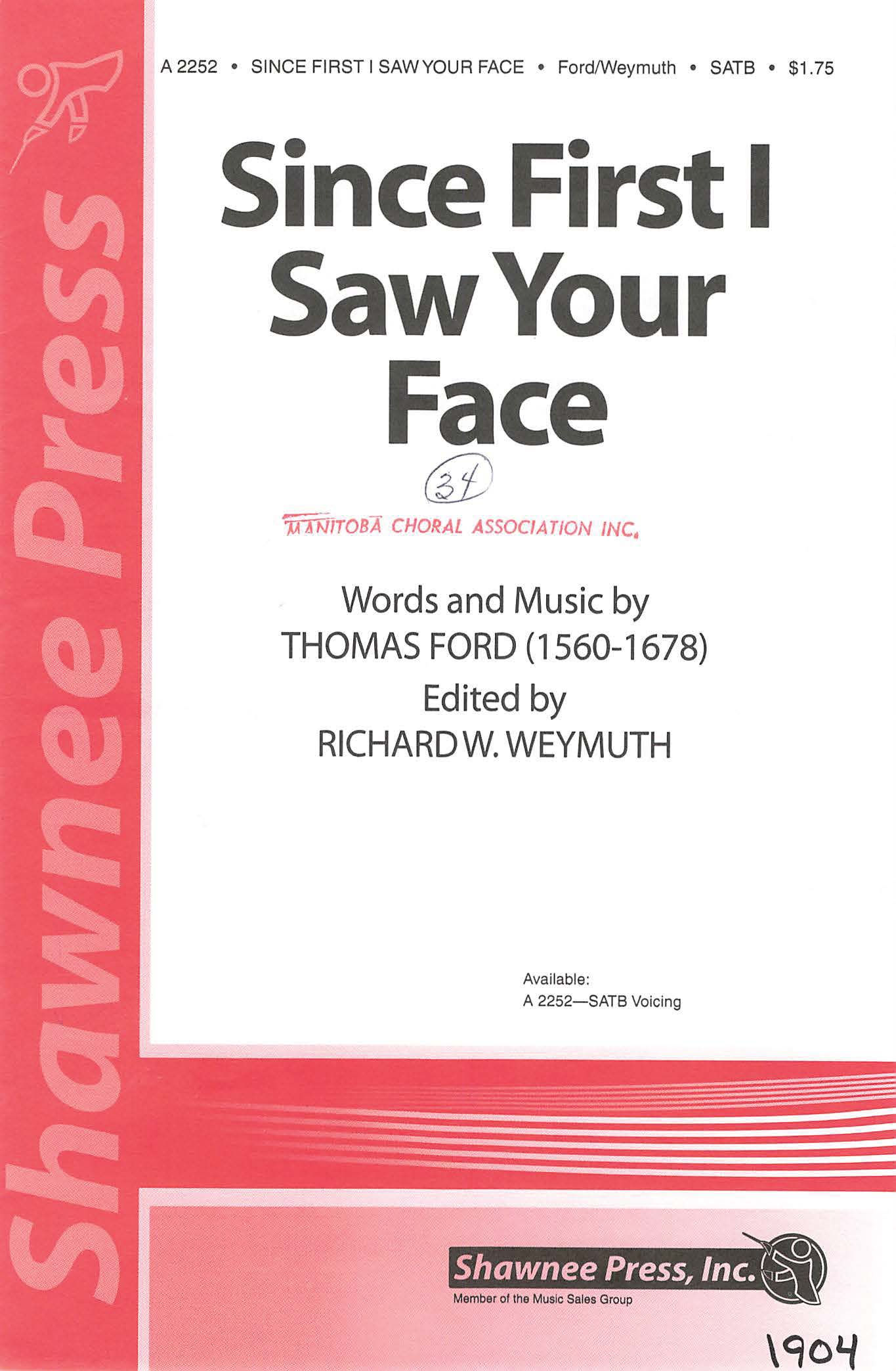 Since First I Saw Your Face