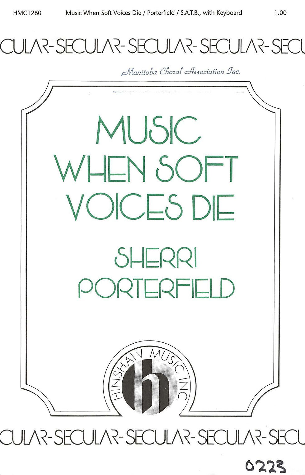 Music When Soft Voices Die