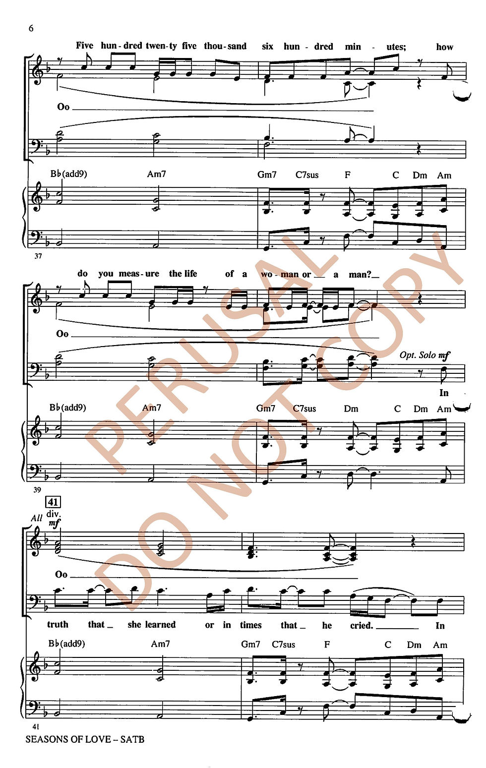 Thumbnail: Seasons of Love (From "Rent")