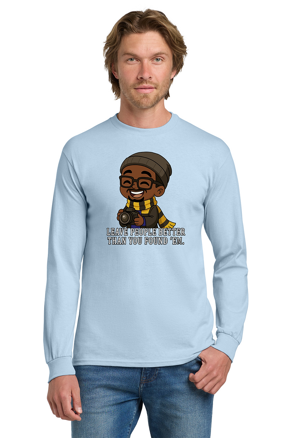 Thumbnail: Leave People Better - Long Sleeved 100% Cotton