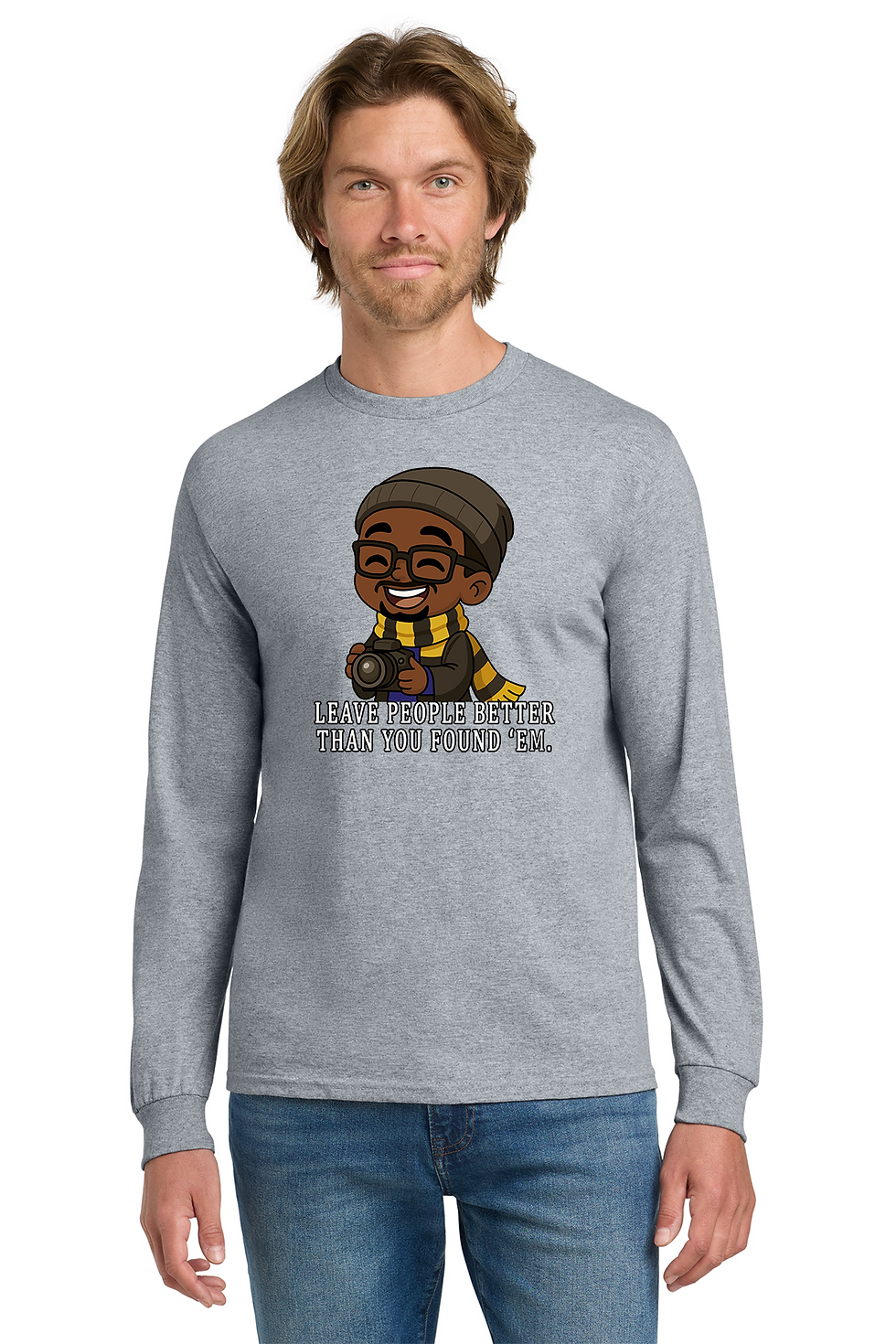 Thumbnail: Leave People Better - Long Sleeved 100% Cotton
