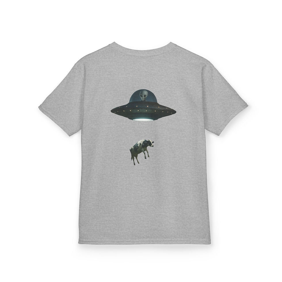 Thumbnail: Kids Tee — Alien Skateboard Graphic T‑Shirt