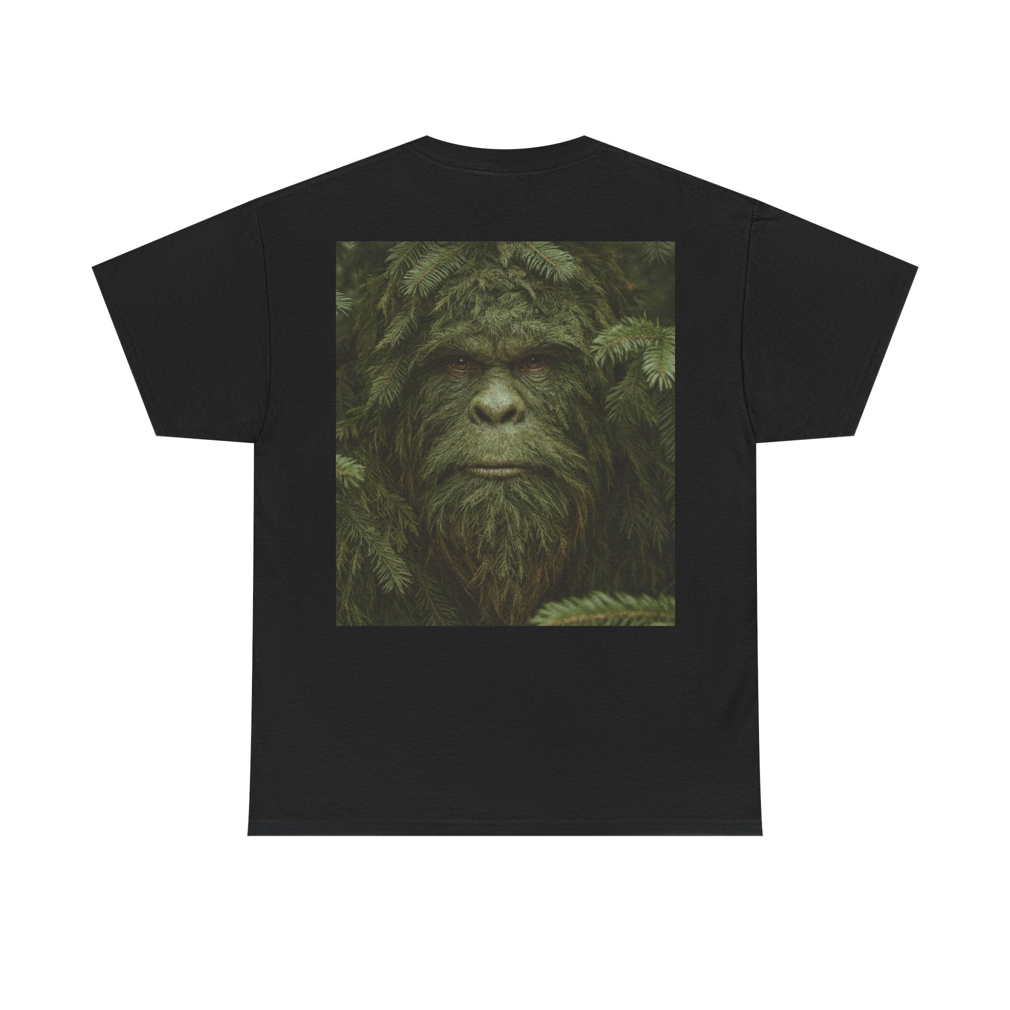 Bigfoot Camouflage T-Shirt — Camouflaged Bigfoot Tee