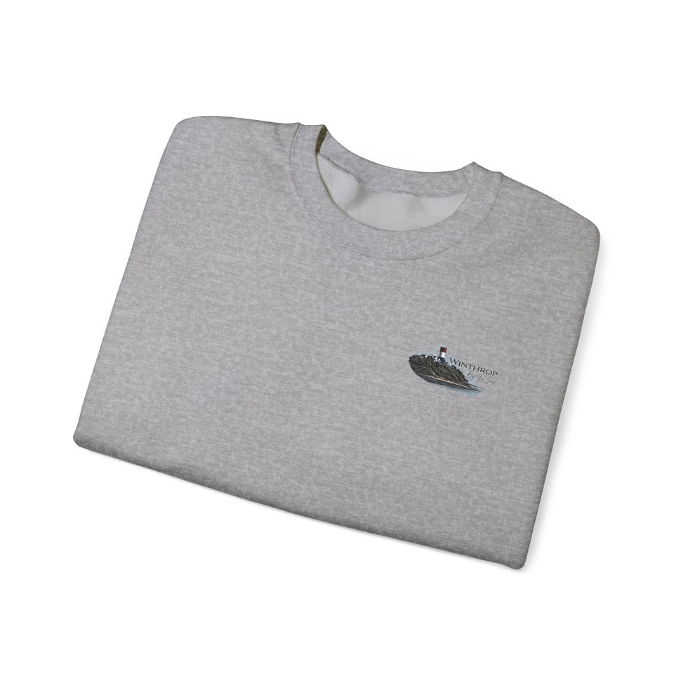 Thumbnail: Winthrop by the Sea Crewneck - Grey