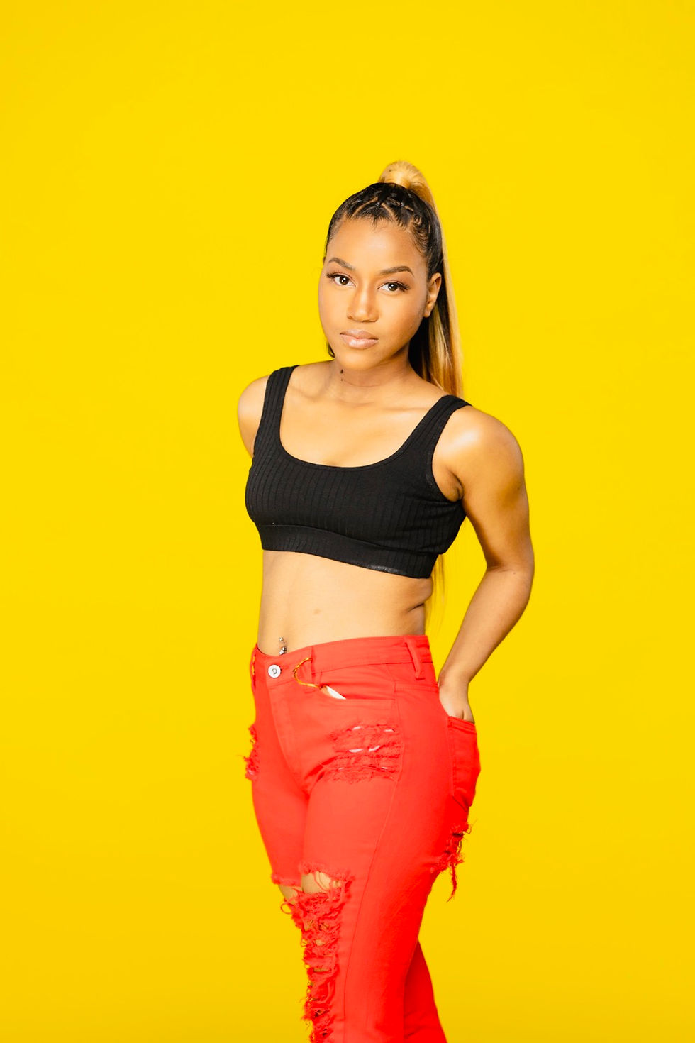 Thumbnail: HOT-GIRL FLARE PANTS