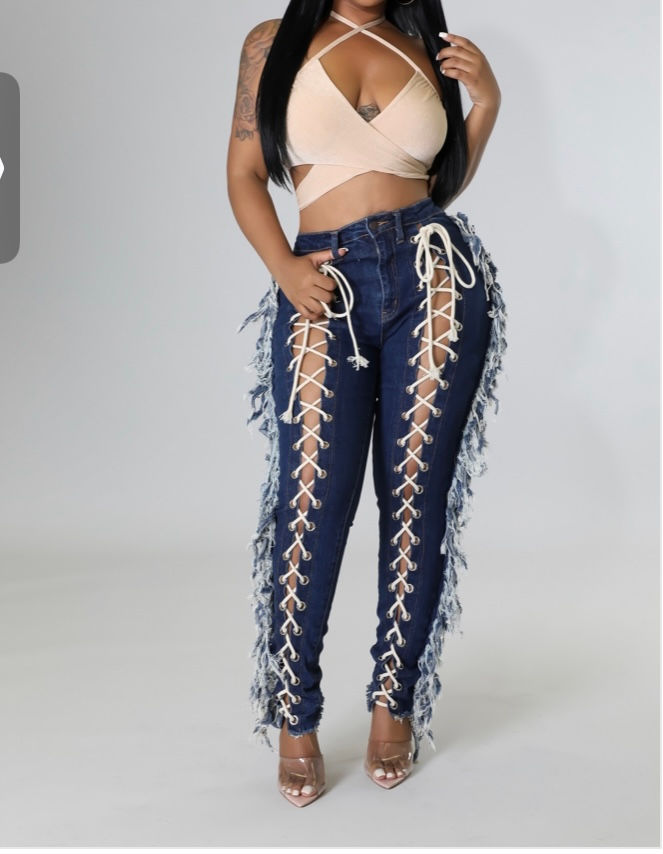 Rocky fringe Jeans
