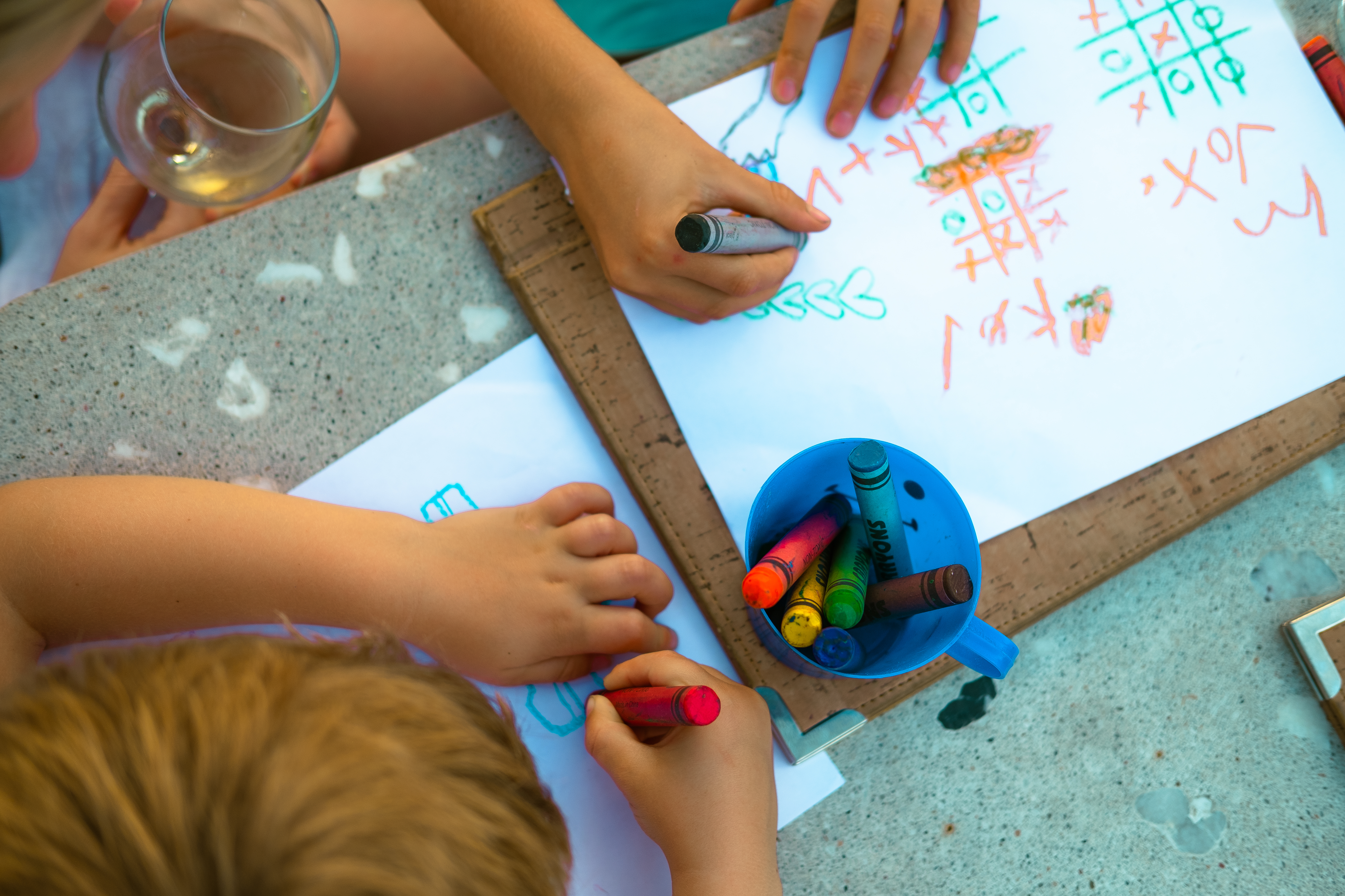 Arranged Food and Objects