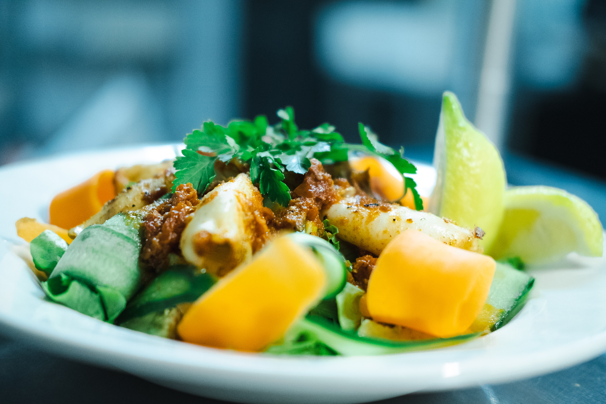 Arranged Food and Objects