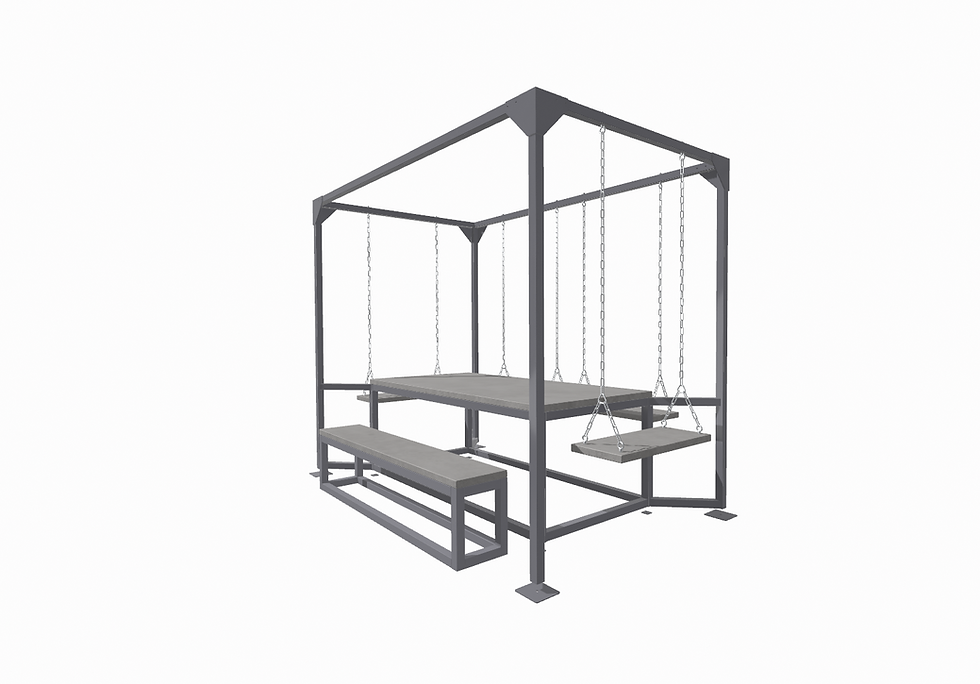 Thumbnail: SIX SEATER - 4 SWINGS + 1 BENCH