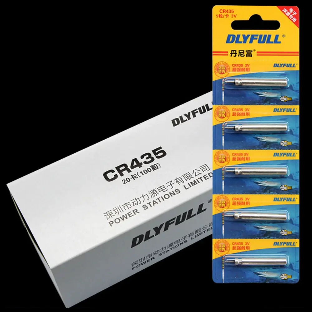 5 x Rechargeable CR425 batteries for rod tip lights