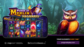 Pragmatic Play 在《Power of Merlin Megaways™》中揭开蕴藏奖励的魔法书之谜。