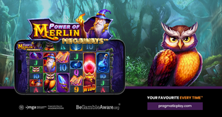 Pragmatic Play 在《Power of Merlin Megaways™》中揭开蕴藏奖励的魔法书之谜。