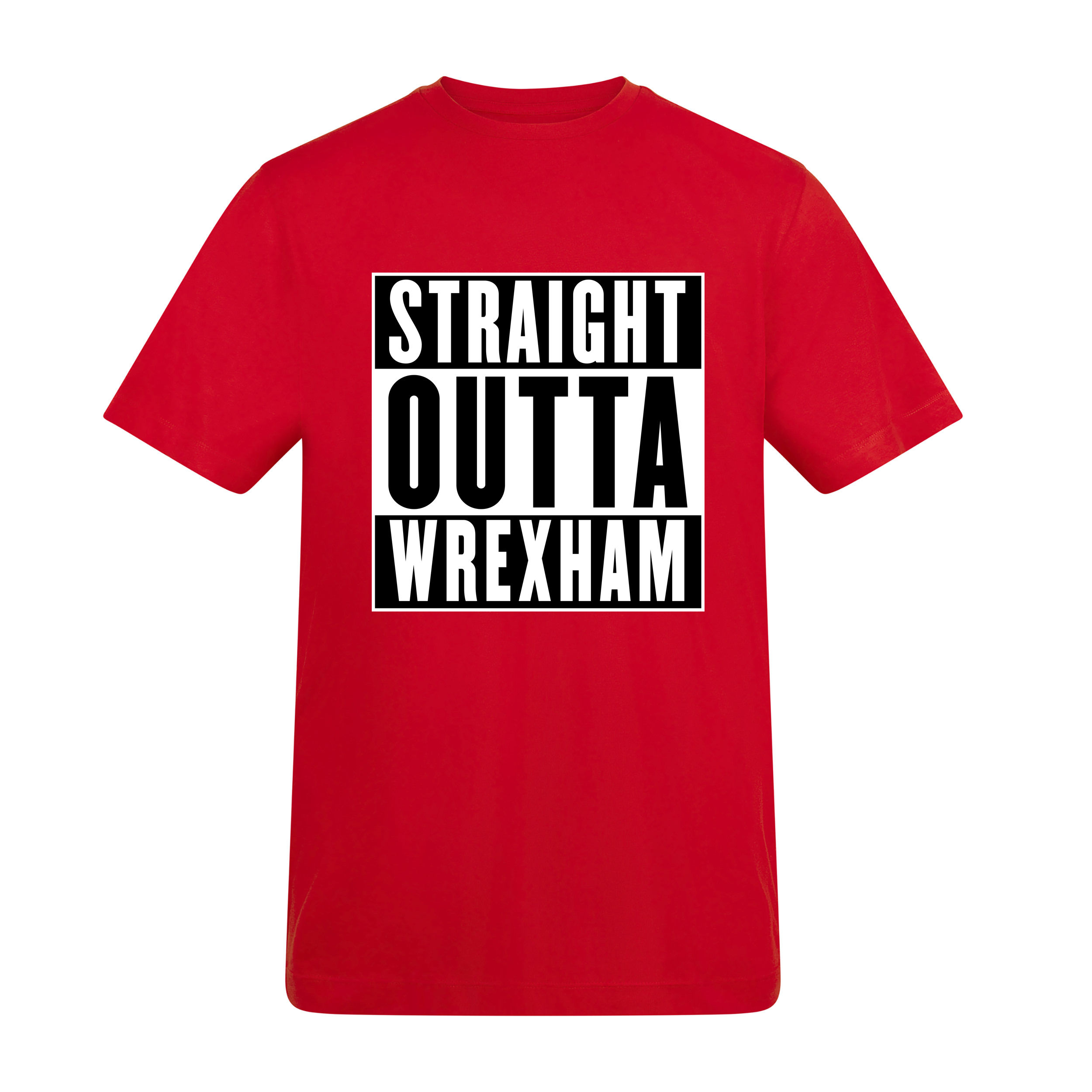 Wrexham Tshirt - Straight Outta Wrexham