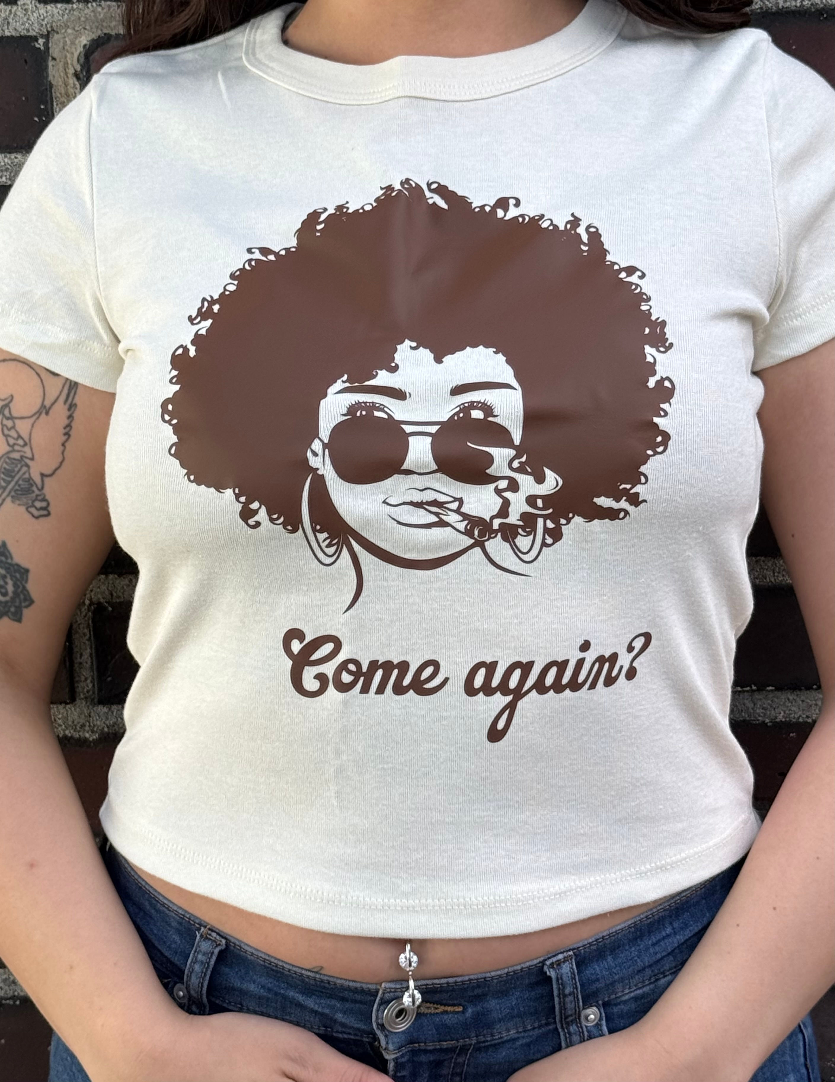 Come again Crop Tee