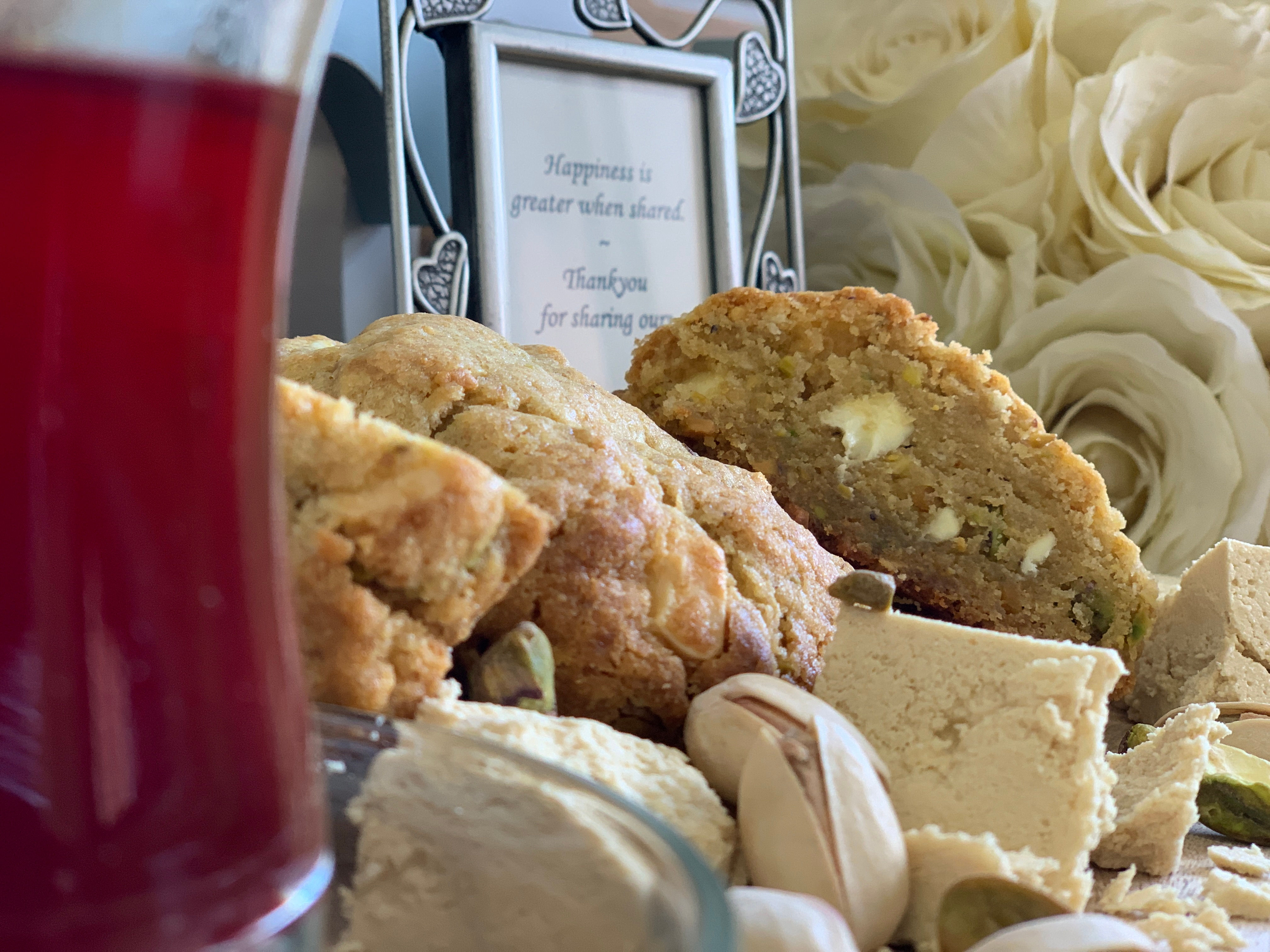 8 Pistachio and Halva New York Inspired Cookies