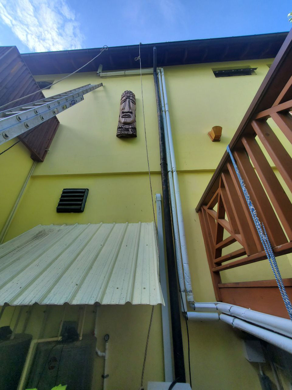 Galvanized piping from heat exchanger to solar collectors