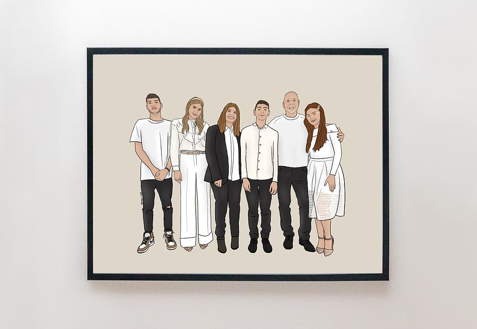 תמונה ממוזערת: איור דיגיטלי 6 דמויות | קובץ בלבד