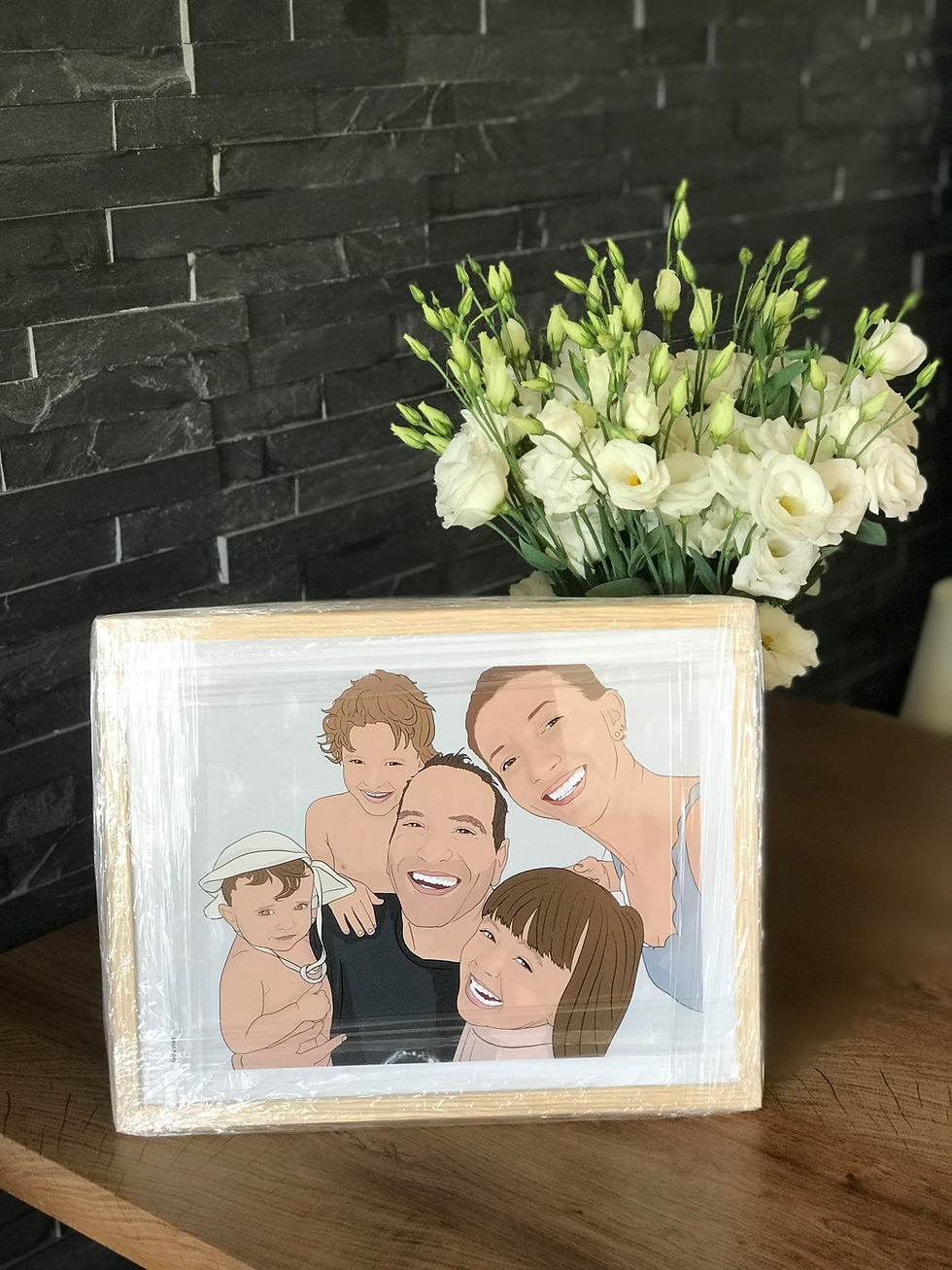 תמונה ממוזערת: איור ממוסגר | 5 דמויות