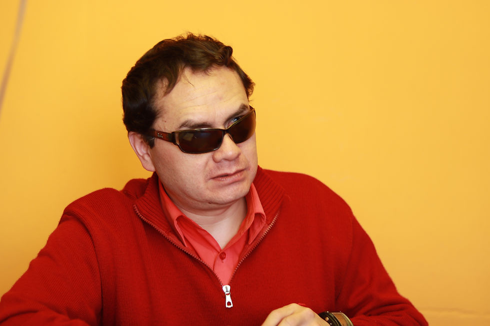 Rodrigo Peñaranda, fisioterapeuta y miembro de la Unidad Municipal de Personas con Discapacidad y Adulto Mayor