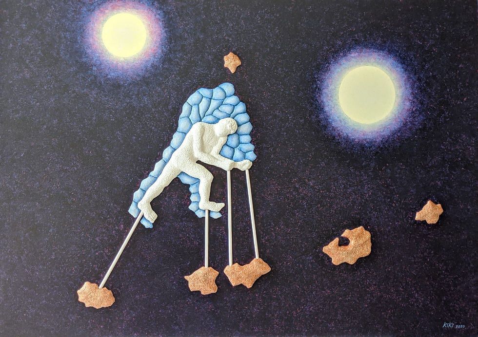 Ad astra per aspera (58x82)