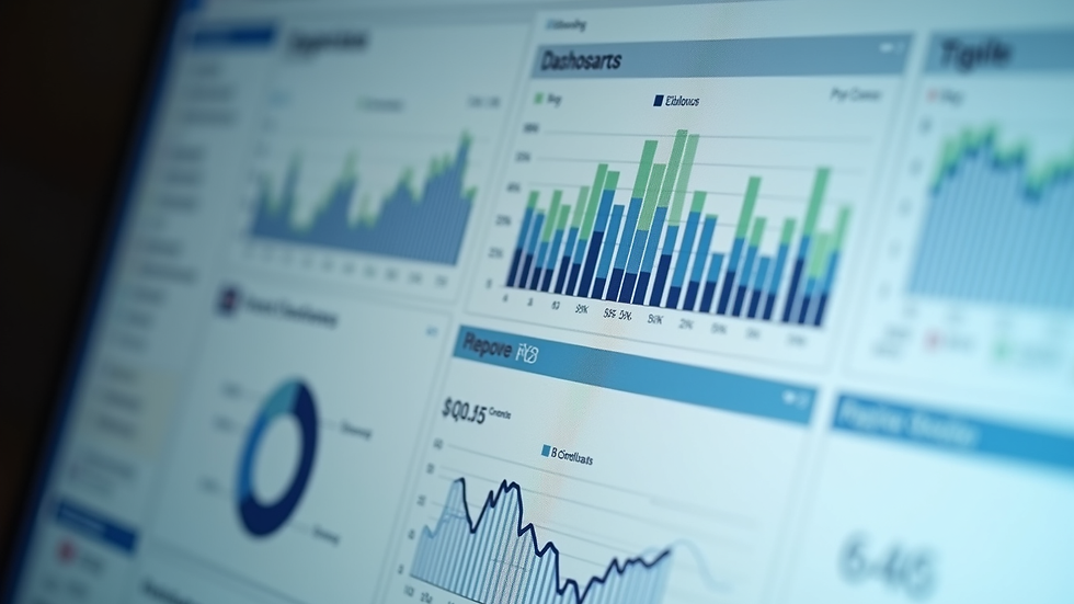 Close-up view of a digital marketing dashboard with PPC metrics