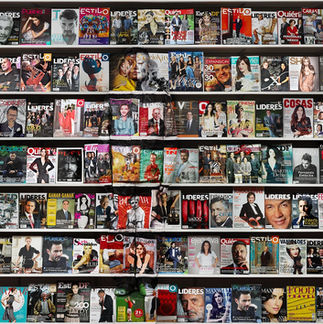 Liu Bolin, Hiding in Mexico-Magazine Rack, 2016, fotografía digital AP2-2, 135 x 180 cm .j