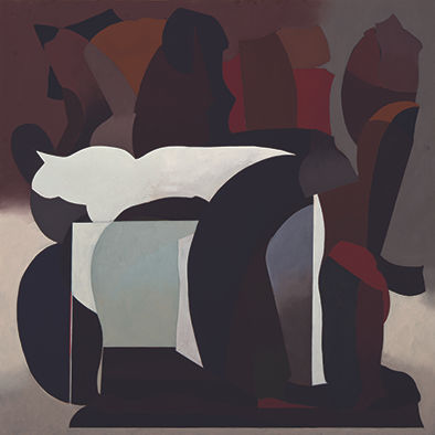 Luis López Loza, Blanco soñando un pasado, 2012, óleo sobre tela, 140 x 140 cm.jpg