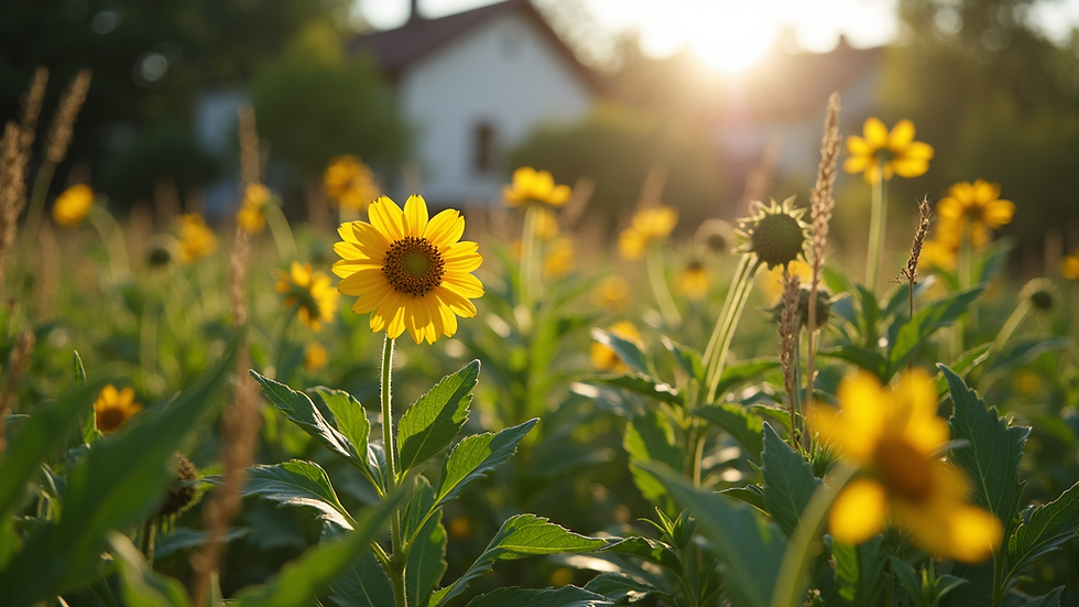 Eye-level view of a community garden flourishing in Centane