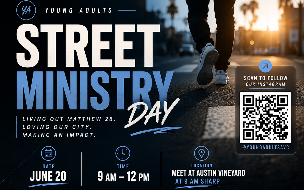 Young Adult Street Ministry Day